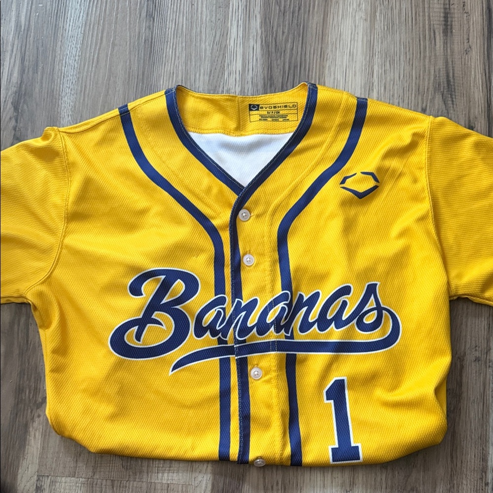Savanah Bananas Men's Vibrant Yellow Jersey | On Field Style